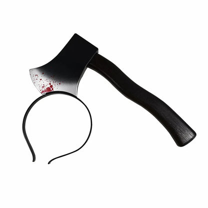 Accessoires d'horreur d'halloween, faux hache de sang, scies, couteau, bandeau pour fête d'halloween, mascarade, accessoires de méfait, décoration