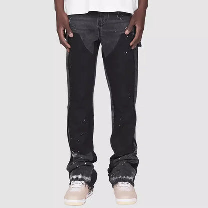 Jean délavé hommes Vintage longueur cheville pantalon taille moyenne poches bouton fermeture éclair mouche en détresse Denims Streetwear pantalon droit