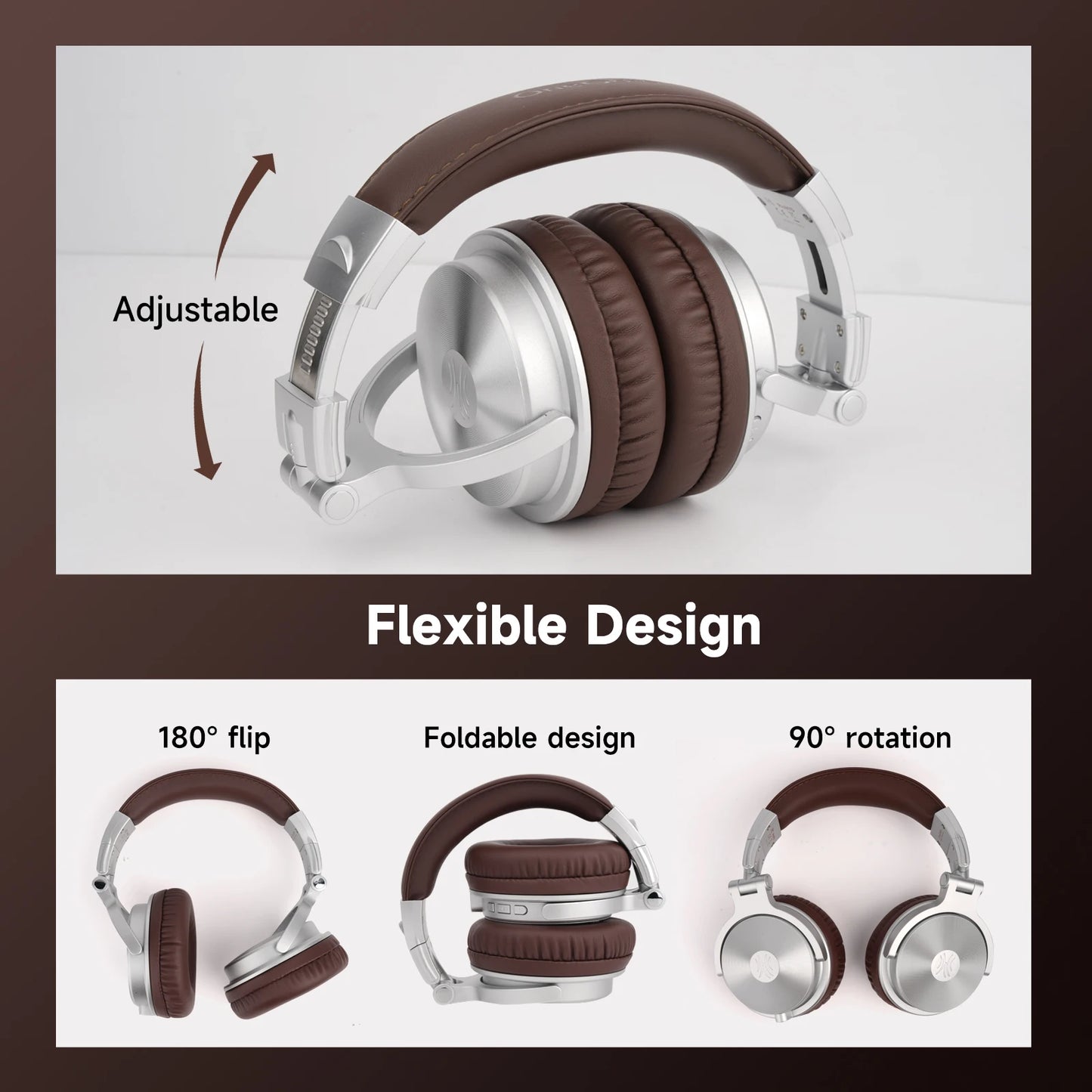 Oneodio-Casque d'écoute sans fil Bluetooth 5.2