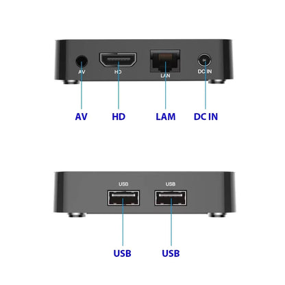 Smart TV Box 4G 5G WIFI BT5.0 Android 10.0 TV BOX Media Player Q5 Allwinner H313 HD 4K Set Top Box Voice Remote