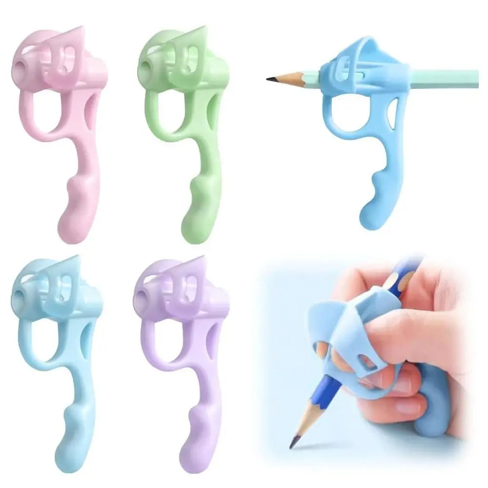 Porte-crayons en Silicone, 1 pièce, doux et confortable, stylo Flexible et robuste, outil d'aide à l'écriture