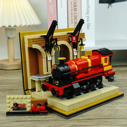 Secrets chauds Train Express édition de collection livres voiture volante 4 Harris blocs de construction jouets cadeaux Kits pour garçons enfants enfants