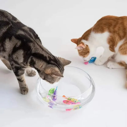 Jouet poisson  pour chat LED inductif interactif