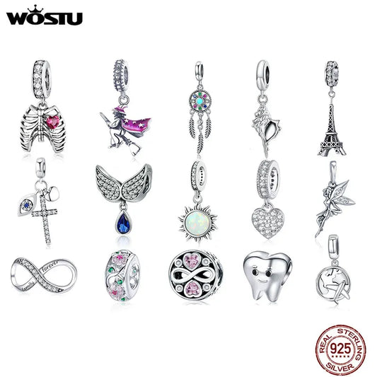 Véritable pendentif 100% 925 en argent Sterling