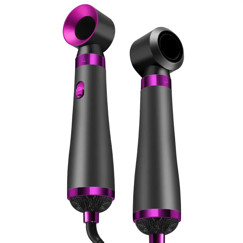 Sèche-cheveux électrique à ions négatifs, peigne à air chaud, peigne à friser et à lisser, brosse en une étape, 5 en 1, 220V EU, 110V US