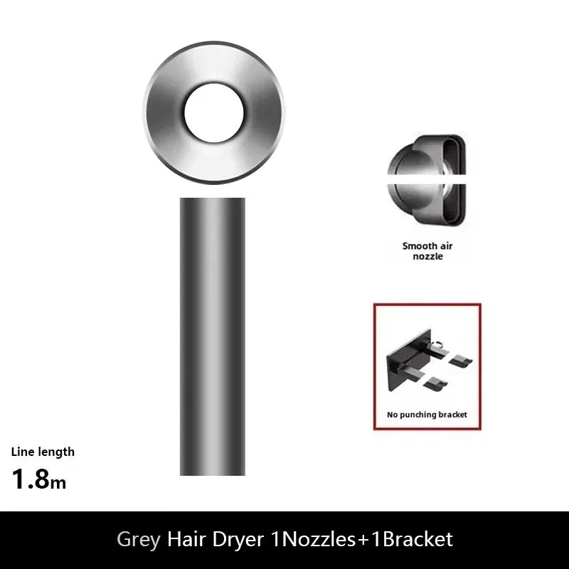 Sèche-cheveux ionique professionnel avec technologie anionaire, air chaud et froid, outil de coiffure léger 5 en 1 pour des éruptions faciles, séchage rapide