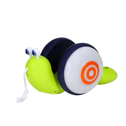 Jouet de dessin animé escargot voiture jouet pour bébé, apprendre à ramper et à tirer, avec lumière et musique, jouets d'éducation précoce pour enfants, nouvelle collection