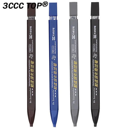 KOQZM - Optique-Crayon mécanique à tête plate, dessin 2B