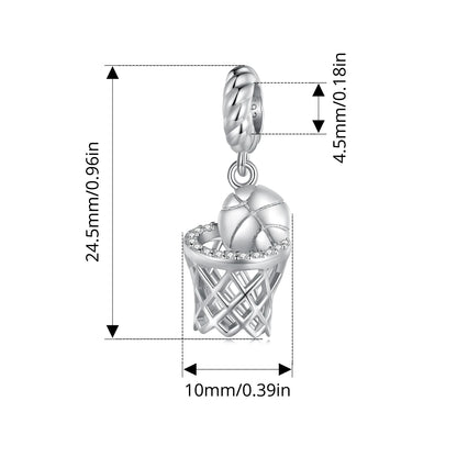 BISAER 925 en argent Sterling série balle charme Football volley-ball Tennis basket-Ball perle ajustement femmes et hommes Bracelet bricolage bijoux fins