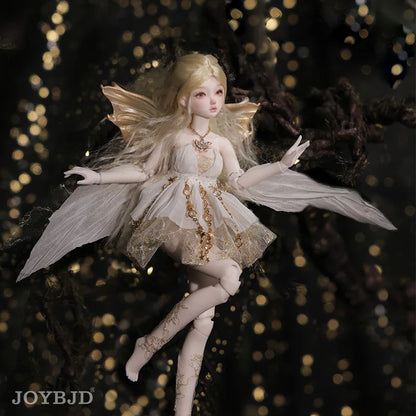 Nette Angel Firefly 1/6 Big Seins Wings Spray, Gradient Gold, Panoramic of Light Elf Archer, BJD Resin Ball Jointed Butter