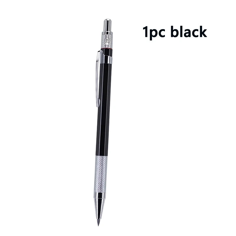 Nouveau crayon mécanique en métal multicolore,