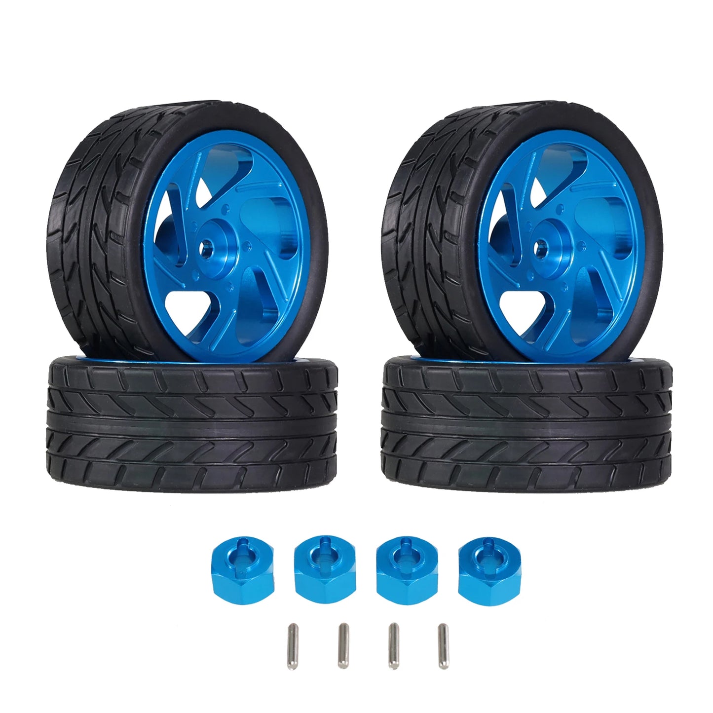 Pour MJX Hyper go 1/14 14301 14302 14303 RC voiture moyeu de roue en métal pneus mise à niveau pneu 12mm adaptateur