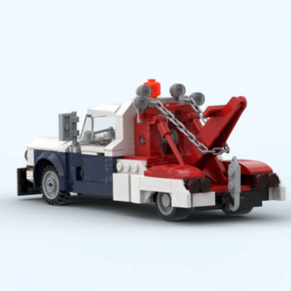 Modèle de voiture de ville Speed Champion pour enfants, briques de construction MOC, camion de remorquage F350, cadeaux technologiques modulaires, assemblage de vacances, jouets imbibés