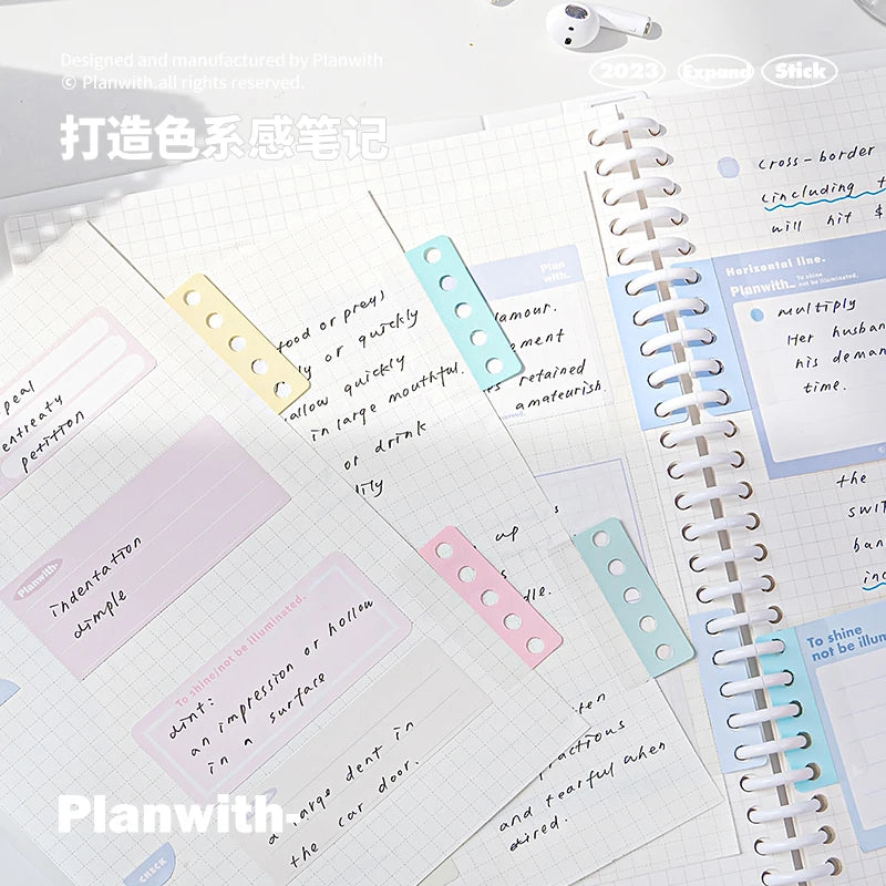 Autocollants en papier auto-adhésif, perforateur, auto-adhésif, pour cuir chevelu, 2 feuilles/18 pièces