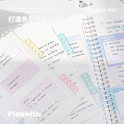 Autocollants en papier auto-adhésif, perforateur, auto-adhésif, pour cuir chevelu, 2 feuilles/18 pièces