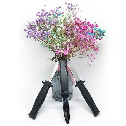 Couteau rétractable en plastique pour décorations d'Halloween, faux poignard, accessoires amusants pour enfants, fête d'anniversaire, cadeau