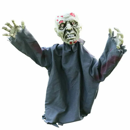 Grande balançoire fantôme à commande vocale, décoration d'horreur d'Halloween, accessoires effrayants, décoration de la maison et du jardin, nouveau