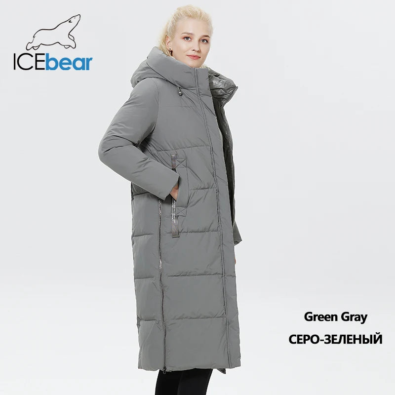 ICEbear-Parkas à capuche en coton pour femmes mode, 2023