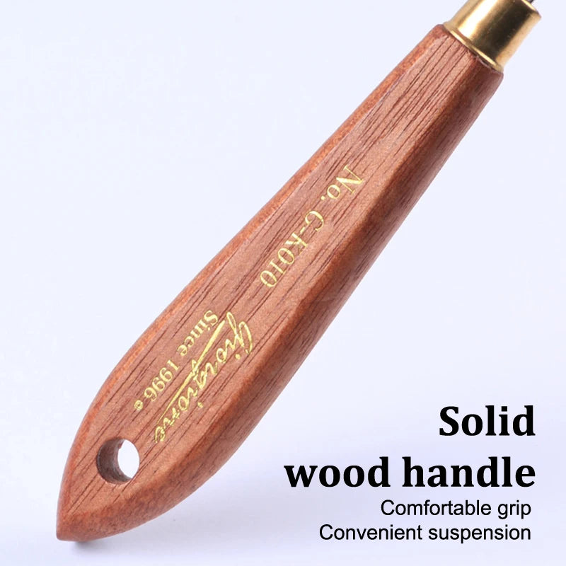 Spatule d'artiste, couteau à Palette, ensemble de couteaux de peinture, grattoir de mélange de peinture, couteau à Palette en acier inoxydable, spatule d'art de peinture