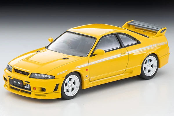 TOMICA TLV-Modèle de jeu de marée de voiture l'inventaire en alliage statique, jaune, cadeau de vacances pour garçon, décoration de chambre, N305a NISMO 400R, 1:64