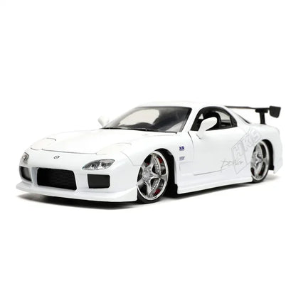 Jada 1:24 1993 Mazda RX-7 jas7 Haute Simulation Diecast Voiture En Alliage De Métal Modèle De Voiture Jouet Pour Enfants Cadeau Collection J214