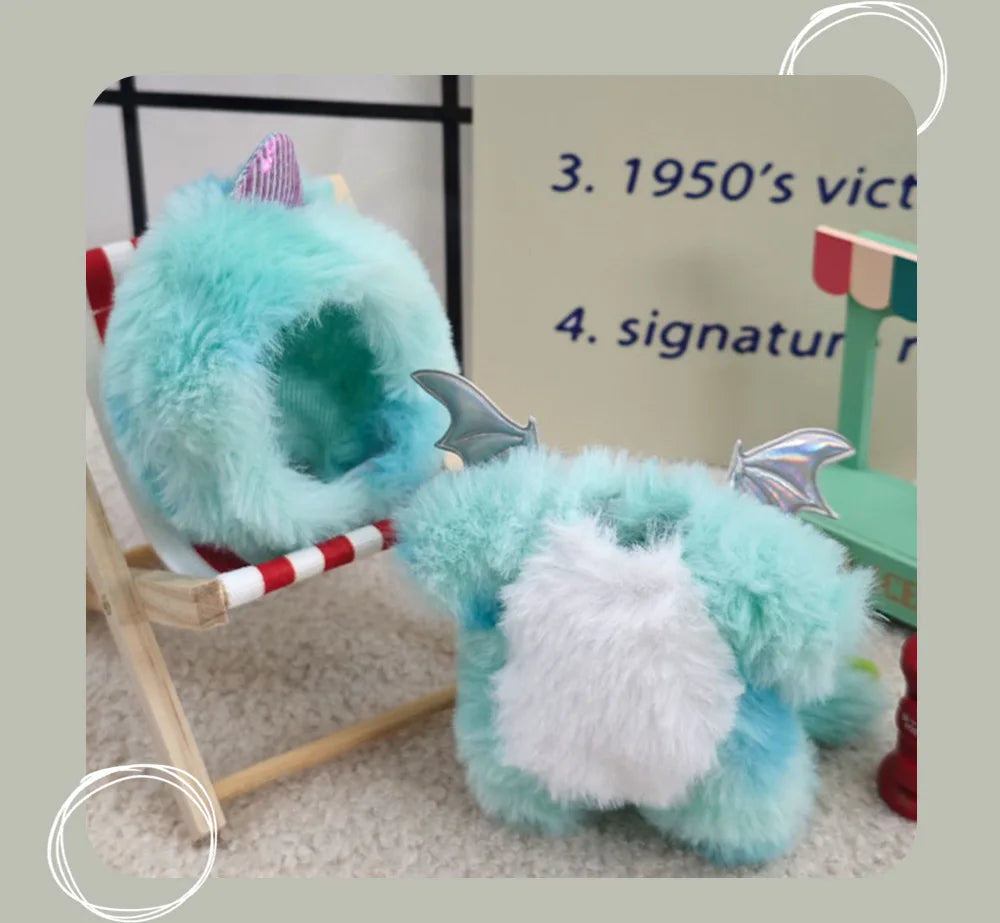 Nouveau pour Labubu tissu transfiguration Kawaii chat 17 cm Velcro poupée mignon habiller peluche jouet vêtements fille cadeau