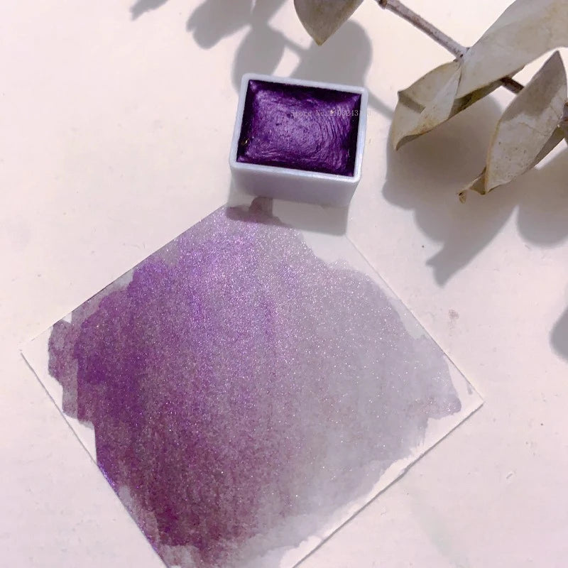 Ensemble de pigments d'interconnexion nacrés monochromes, fournitures d'art et de peinture, peinture à ongles, pigment décoratif solide, 2ml, 36 documents