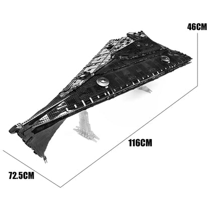 MOLD KING-décennie s de construction de modèle de classe éclipse pour enfants, jouets Dreadnought avec intérieur complet, briques Star Plan, cadeau d'anniversaire, 21004