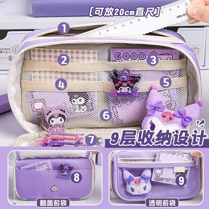 Sanrio Kuromi – trousse à crayons,