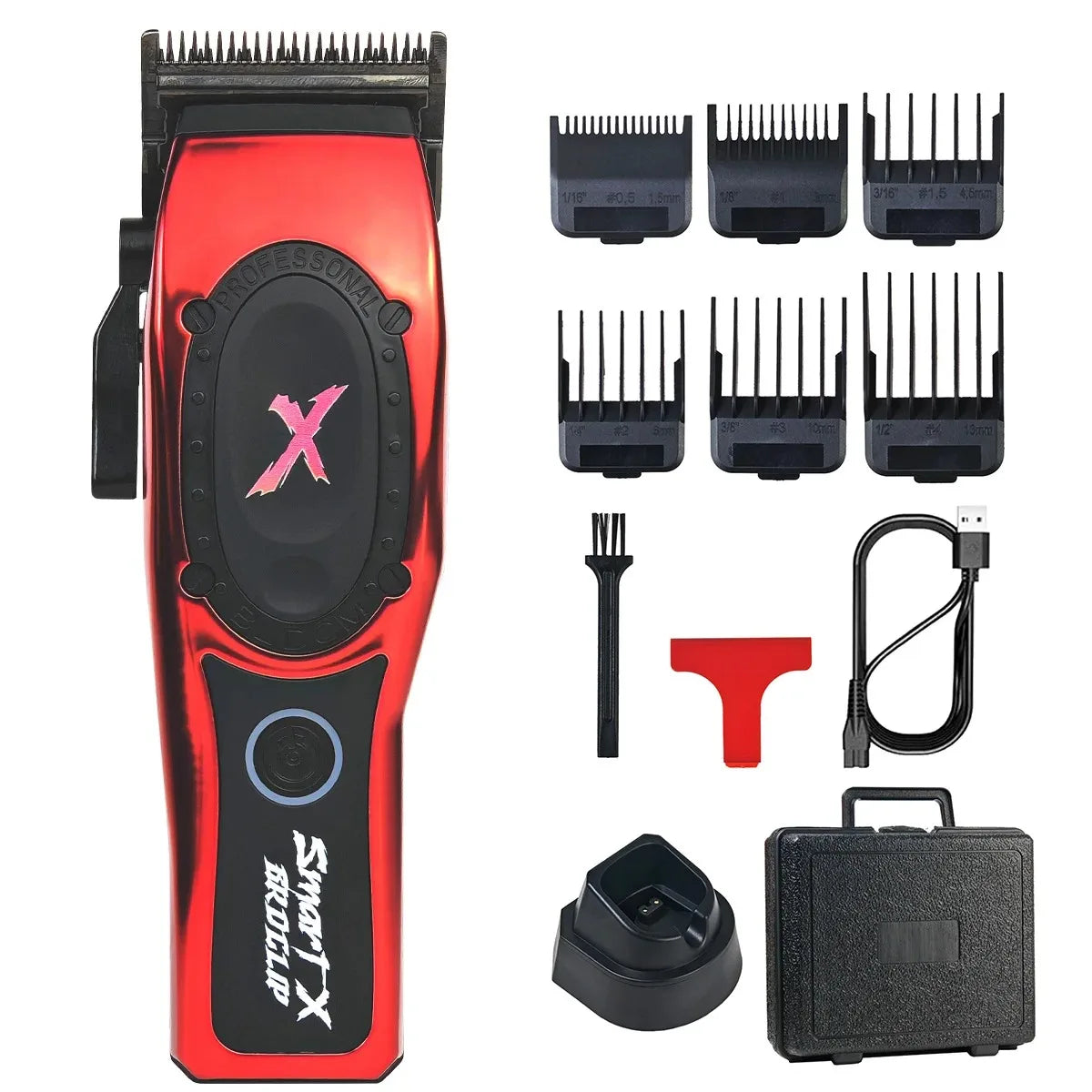 Tondeuse à cheveux électrique professionnelle, moteur sans balais, 7200 tr/min, rasoir électrique 7200 tr/min, 7500 tr/min, ensemble de machines de salon de coiffure