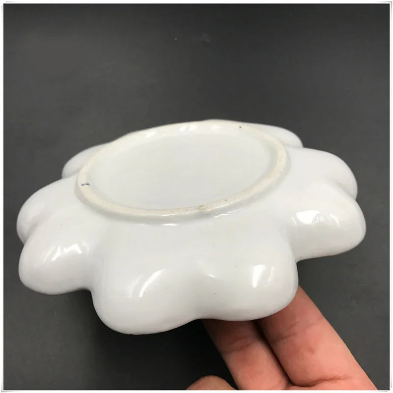 Jingdezhen – Palette en céramique fleur de prunier, plateau de peinture à l'aquarelle, Gouache, fournitures professionnelles de niveau d'artiste, multi-spécifications