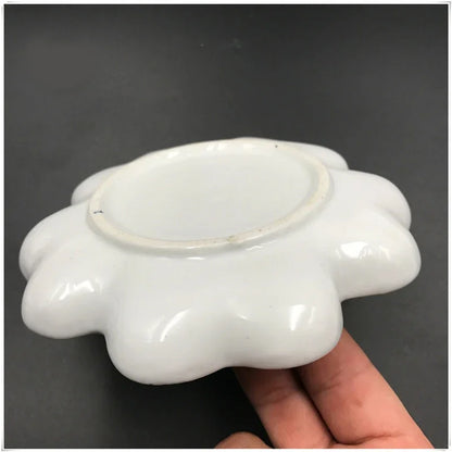 Jingdezhen – Palette en céramique fleur de prunier, plateau de peinture à l'aquarelle, Gouache, fournitures professionnelles de niveau d'artiste, multi-spécifications