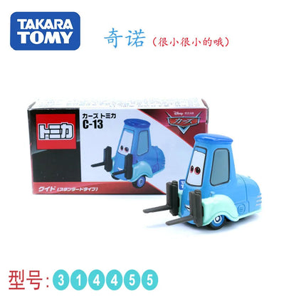 Tomy Tomica-Modèle de véhicule édition spéciale pour garçons, jouets moulés sous pression, voiture Tokyo, McQueen, Mater, Finn, McMissile, cadeau de collection, 1/64