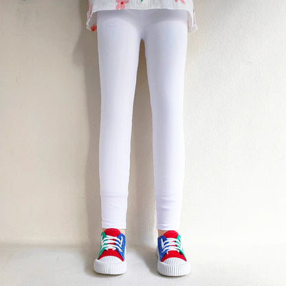Leggings doux pour filles, pantalons pour enfants, imprimé de fleurs, slim, élastique, crayon