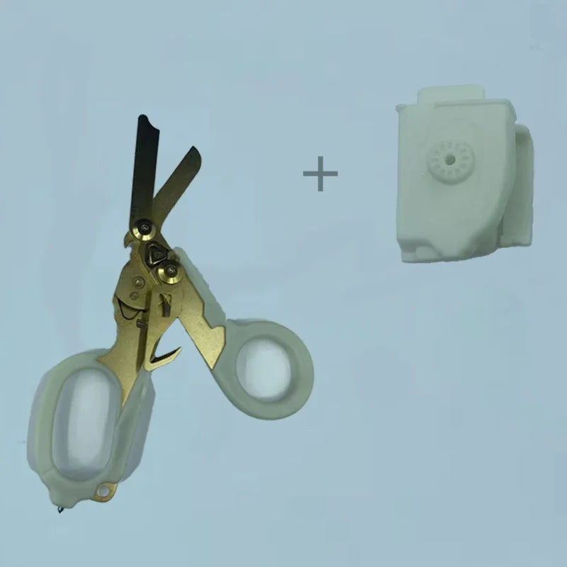 Shoous Series-Ensemble de ciseaux portables multi-usages, Raptors, Tiges de premiers soins, Dulfolding, Outils de survie en plein air