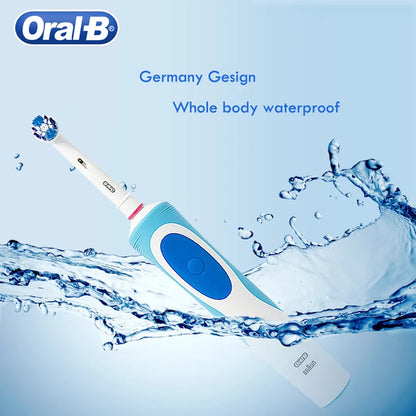 Oral B brosse à dents électrique Rotation nettoyage Oral 3D dent blanche adulte vitalité brosse à dents charge inductive + tête de brosse cadeau