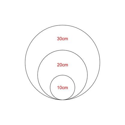 Peinture à l'huile en bois épais pour artiste, tableau de peinture en coton blanc, cadre photo, toile circulaire, planche à dessin