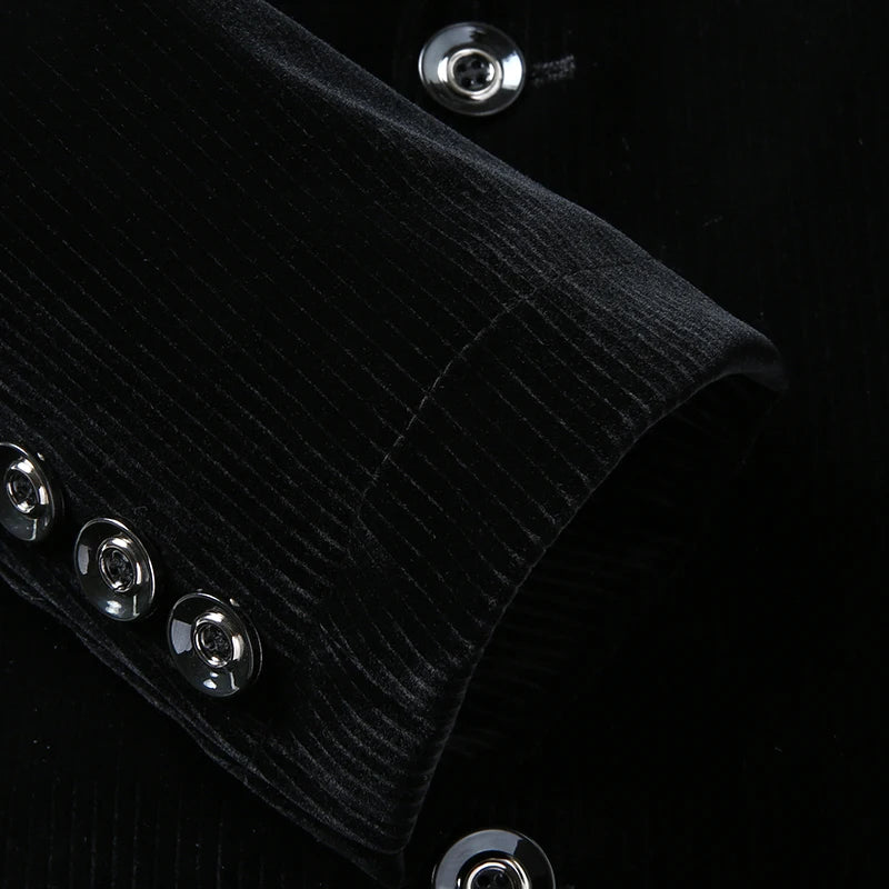 8XL 7XL 6XL nouveau classique couleur unie velours côtelé Blazer costume hommes costume d'affaires veste décontracté ample Jaqueta Masculina hommes vêtements