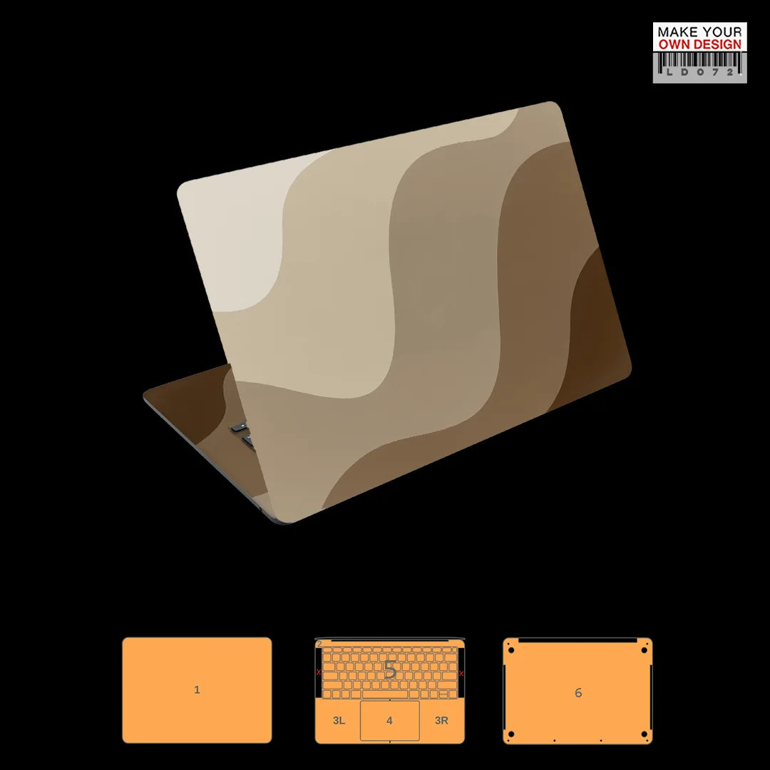 Autocollant de peau coloré pour Macbook Pro 14 2021 2023 2024, protecteur d'écran de peau entièrement dérivé