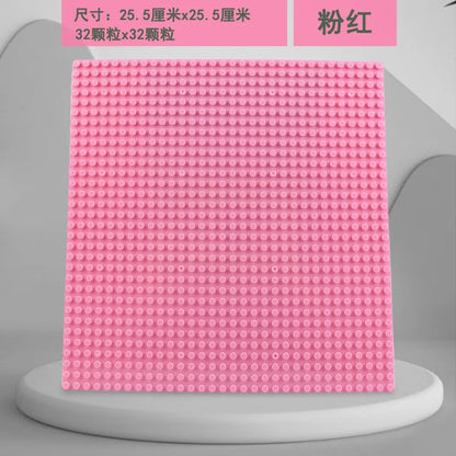 Plaques de base en plastique pour blocs de construction classiques, 32x32 points, jouets de bricolage pour enfants, briques de ville compatibles
