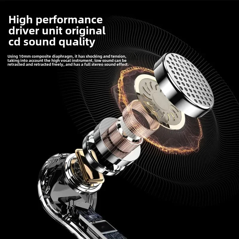 Écouteurs sans fil compatibles Bluetooth, écran LCD, TWS