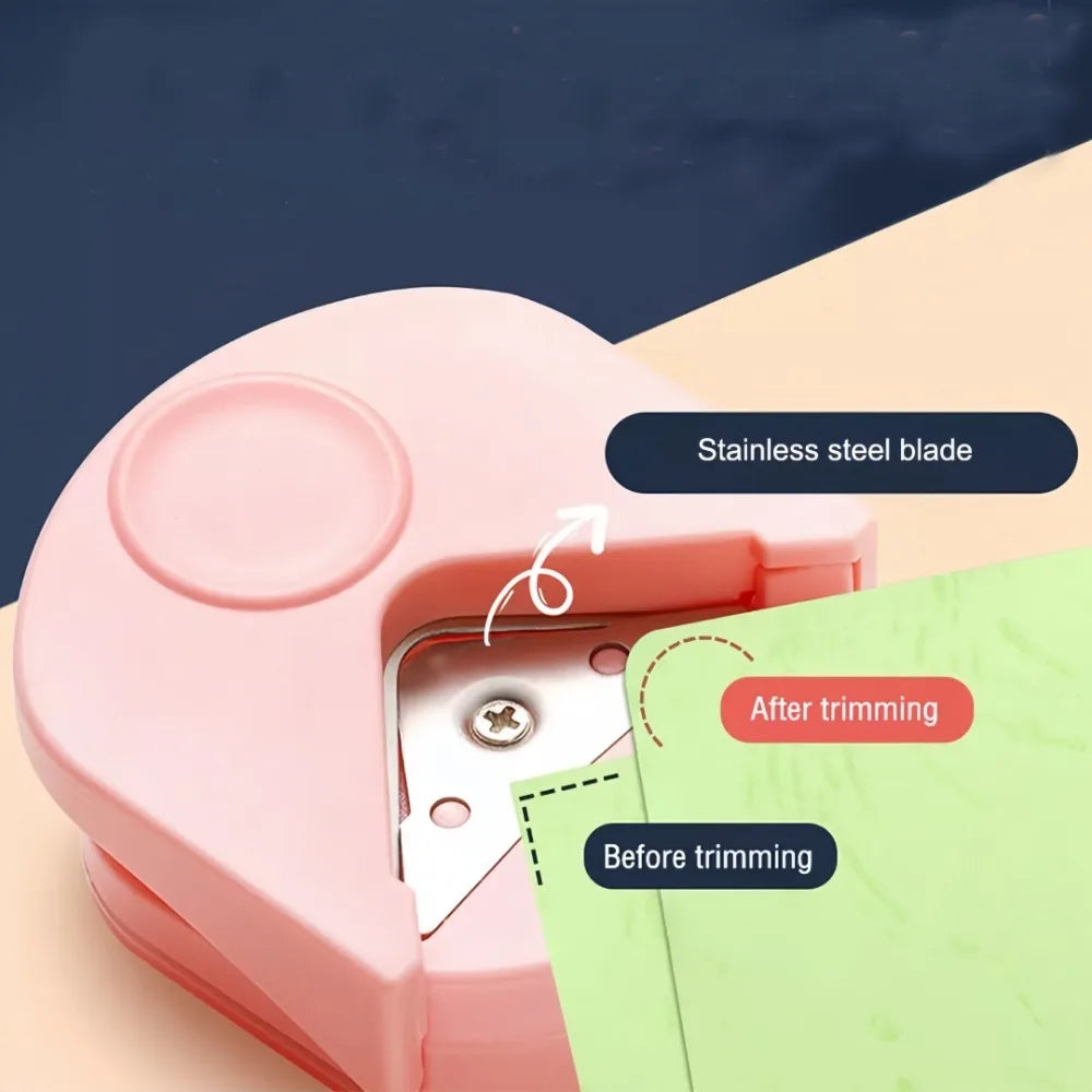 Machine de découpe de trous de papier arrondis à rayon de coupe-papier pour Photos de Film scellé en plastique, coupe-Photo incurvé à feuilles mobiles, papeterie