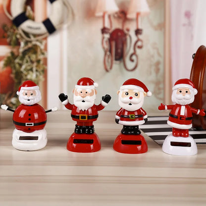 Décoration de bureau de noël pour la maison, danse solaire, père noël, élan, bonhomme de neige, cadeau de joyeux noël, accessoire pour la maison, décoration de Festival