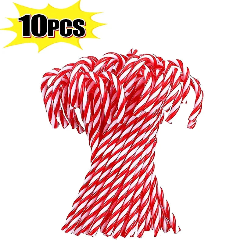 Cannes de Bonbon de Noël en Acrylique, Béquille, Pendentif, Ornements de ixdu Nouvel An, Décoration de la Maison, Jouet pour Enfants, Cadeaux, 10 20 Pièces