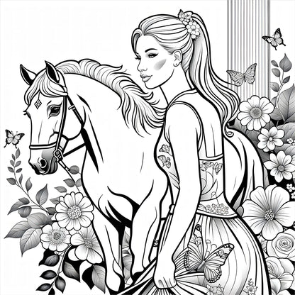 Livre d'images pour adultes: 30 Pages, livre de coloriage de beauté et de vie pour enfants, peinture Graffiti à la main, dessin artistique, cadeau Parent-enfant