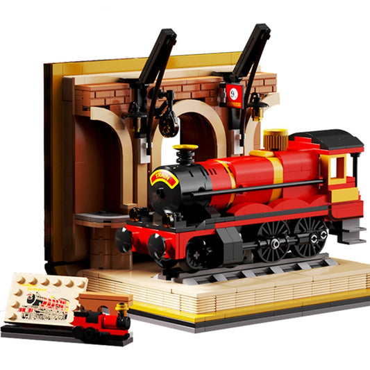 Secrets chauds Train Express édition de collection livres voiture volante 4 Harris blocs de construction jouets cadeaux Kits pour garçons enfants enfants