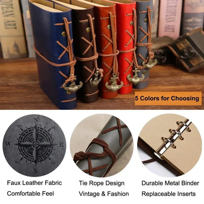 Carnet de croquis de reliure de cahiers rétro