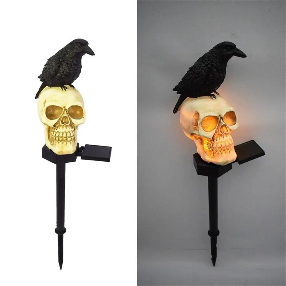 Modules d'Éclairage d'Extérieur pour Halloween, Décoration de Jardin, Fantôme, Horreur, Grimace, pour Cour, Maison, Vacances