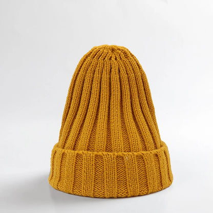 Chapeau de bébé brodé d'ours de dessin animé coréen, doux et chaud pour enfants garçons et filles, Bonnet d'hiver tricoté pour enfants