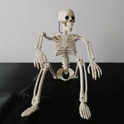 Squelette mobile d'halloween, faux os de crâne humain, décorations de fête d'halloween, Bar à domicile, maison hantée, accessoires d'horreur, jouets d'ornement